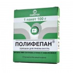 Полифепан, порошок для приготовления суспензии для приема внутрь 100 г 1 шт