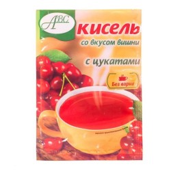 Кисель, АВС 30 г Ягодка со вкусом вишни с цукатами