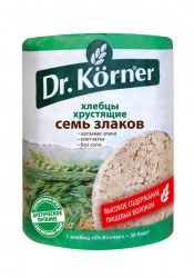 Хлебцы, Doctor Korner (Доктор Кернер) 100 г семь злаков