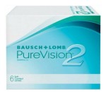 Линзы контактные, PureVision 2 (Пюэвижн 2) 6 шт bc 8.6 (-2.50)