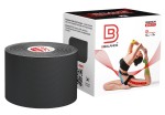 Лента эластичная для тела, BBalance Tape (BBTape) (ББаланс тейп (БиБи тейп)) р. 5мх5см Кинезио-тейп нестерильный на клеевой основе темно-серый