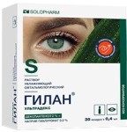 Гилан Ультрадекс, раствор 0.4 мл 30 шт натрия гиалуронат 0.3% + декспантенол 2% тюбик-капельницы