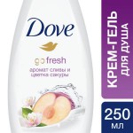 Крем-гель для душа, Dove (Дав) 250 мл Гармония природы слива и цветок сакуры