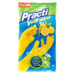 Перчатки хозяйственные, Paclan (Паклан) р. S с хлопчатобумажным напылением